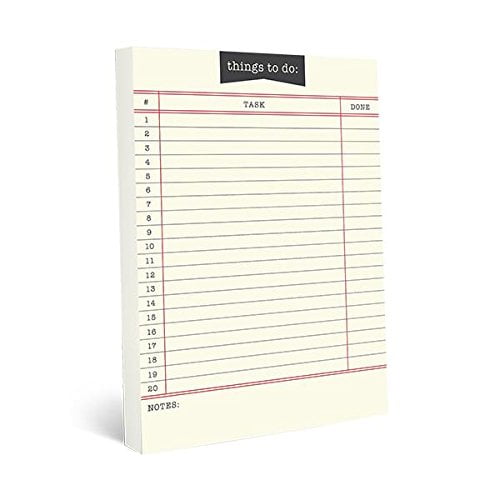 LNP163 LNP163 6 x 8 Graphique Large Notepad Notepad with 150 Tear-Off Sheets and More Write It Down Perfect for Lists LNP163 Notes LNP163 